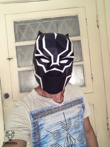 Customer photo review of Masque Black Panther