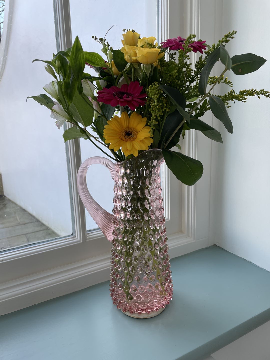 Customer photo review of Rosaline Hobnail Jug Tall