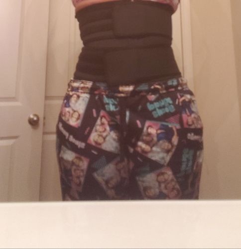 Customer photo review of Lux Latex Double Abdominal Belt