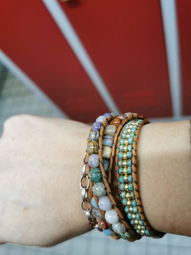 Customer photo review of BOHEMISCHE PRINZESSIN-WICKELARMBAND