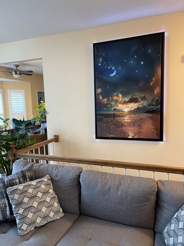 Customer photo review of Beach by Starlight Canvas Set