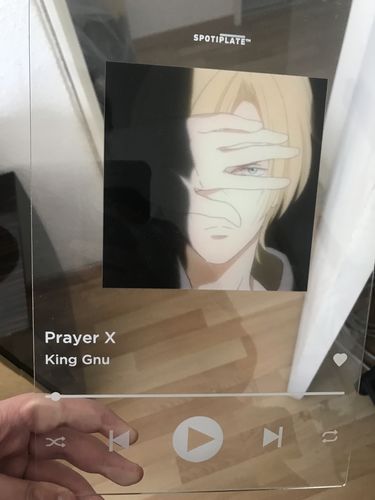 Customer photo review of Plaque personnalisée