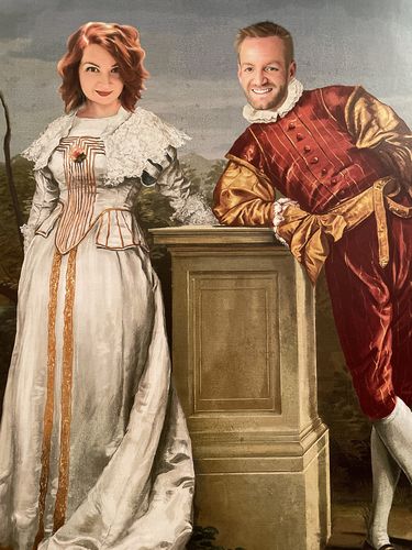 Customer photo review of The Courtly Couple - Custom Poster