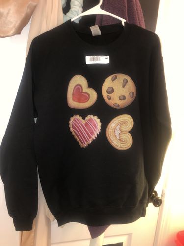Customer photo review of Love Cookie Unisex Sweatshirt