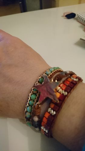Customer photo review of SUPERSTAR-ENERGIESCHUTZ-WICKELARMBAND