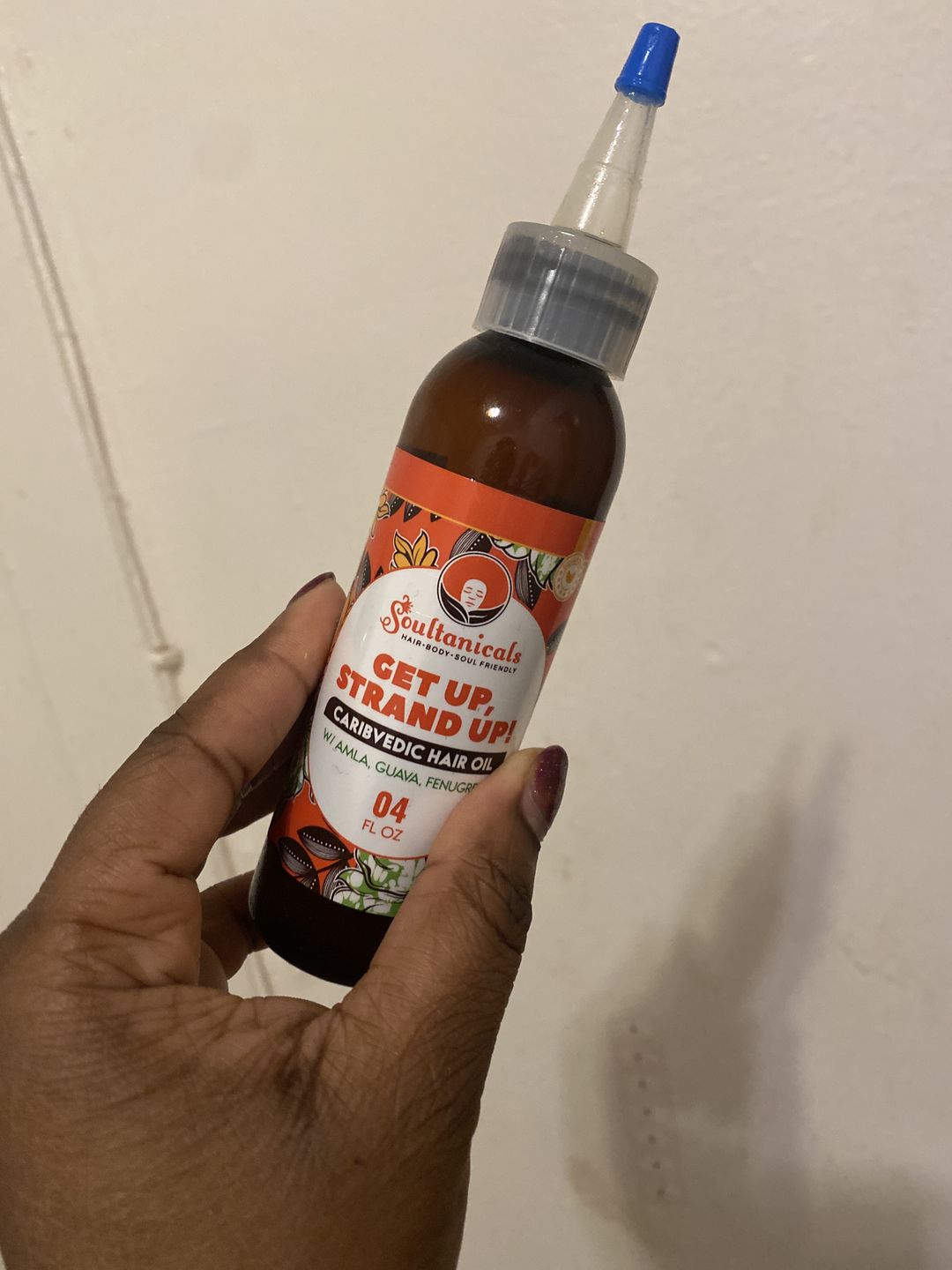 Customer photo review of Get Up, Strand Up! Caribvedic Hair Oil