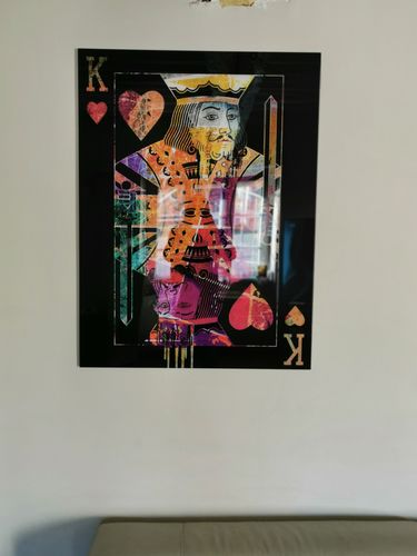 Customer photo review of Tableau Poker King Black Face