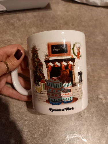 Customer photo review of MUG PERSONNALISÉ - COUPLE - JOYEUX NOËL