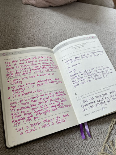 Customer photo review of The Daily Kairos Journal 2-Pack (15% off)