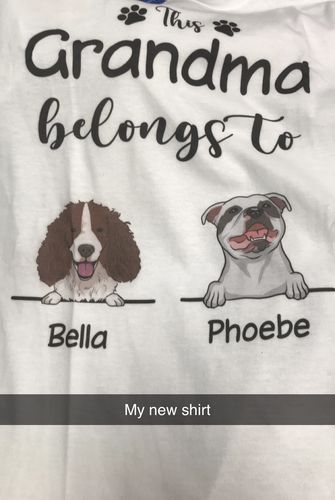 Customer photo review of This Grandma Belongs to - Personalized Custom Unisex T-shirt