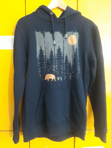 Customer photo review of WILDSCHWEIN IM WALD - Bio Unisex Hoodie (PREMIUM)