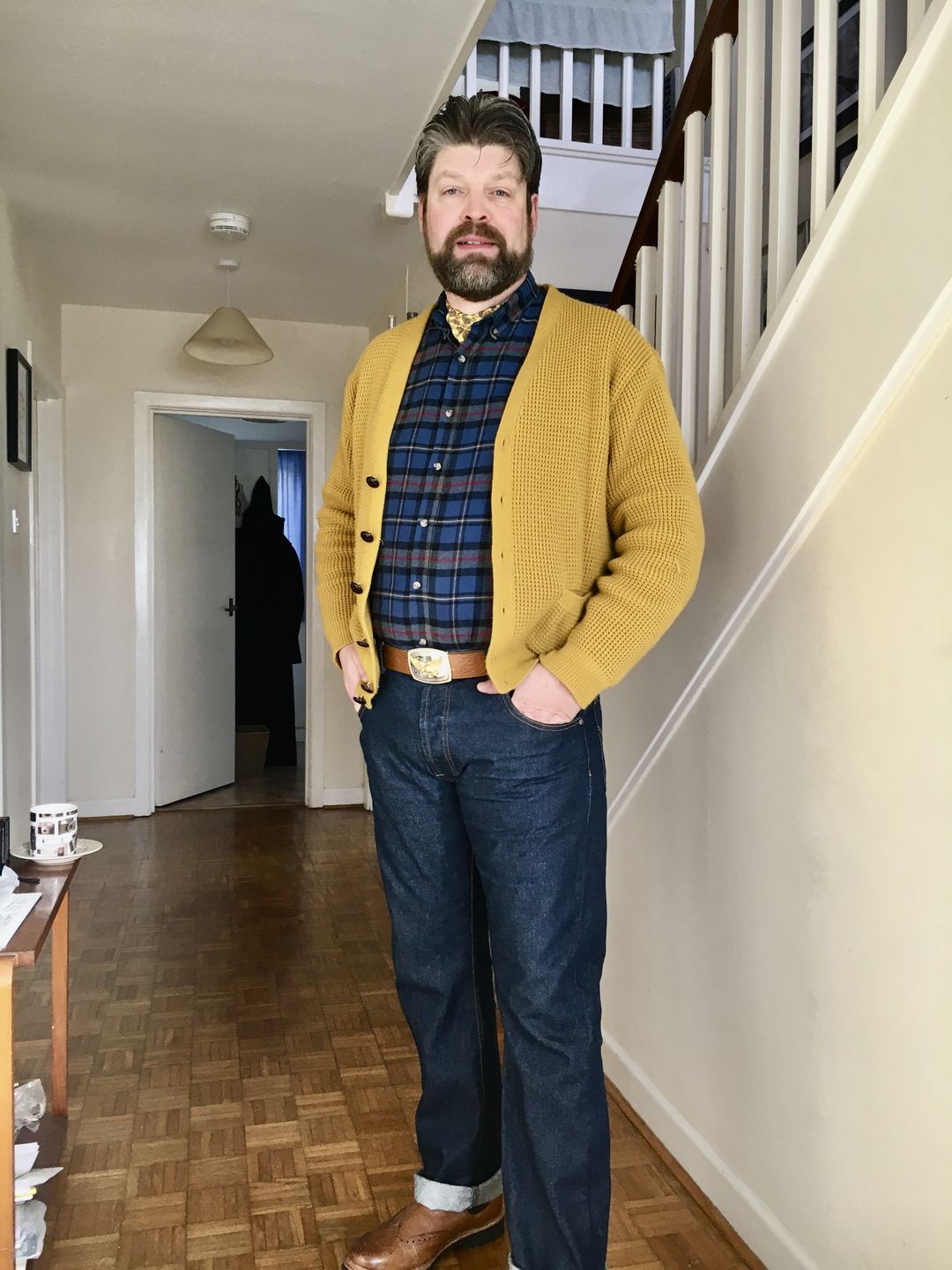 Customer photo review of Jeans - 14oz Selvedge denim