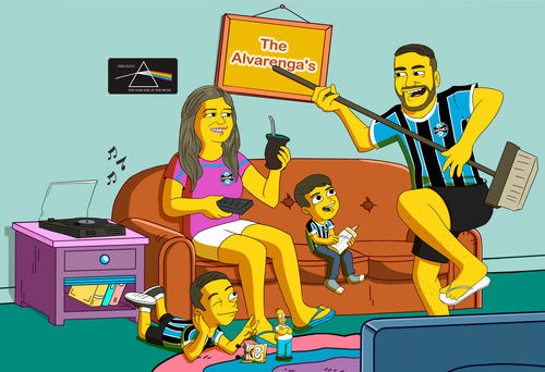 Customer photo review of RETRATO EM ARQUIVO DIGITAL FAMILIA AMARELA