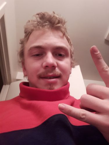 Customer photo review of Vintage Gap Turtleneck Sweatshirt Size XL Fits 2XL