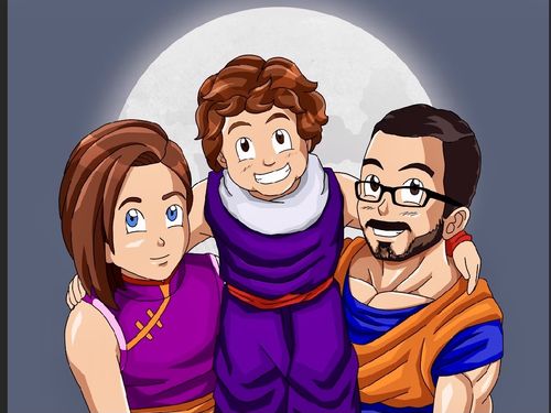 Customer photo review of Caricature cartoon dessinée à la main: En mode manga