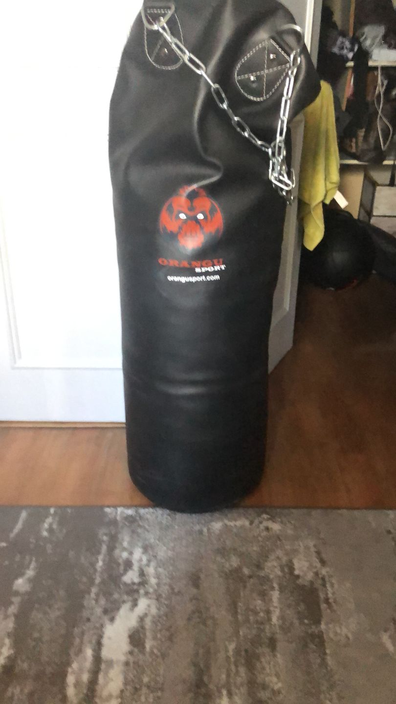 Customer photo review of Saco de Boxeo Tradicional