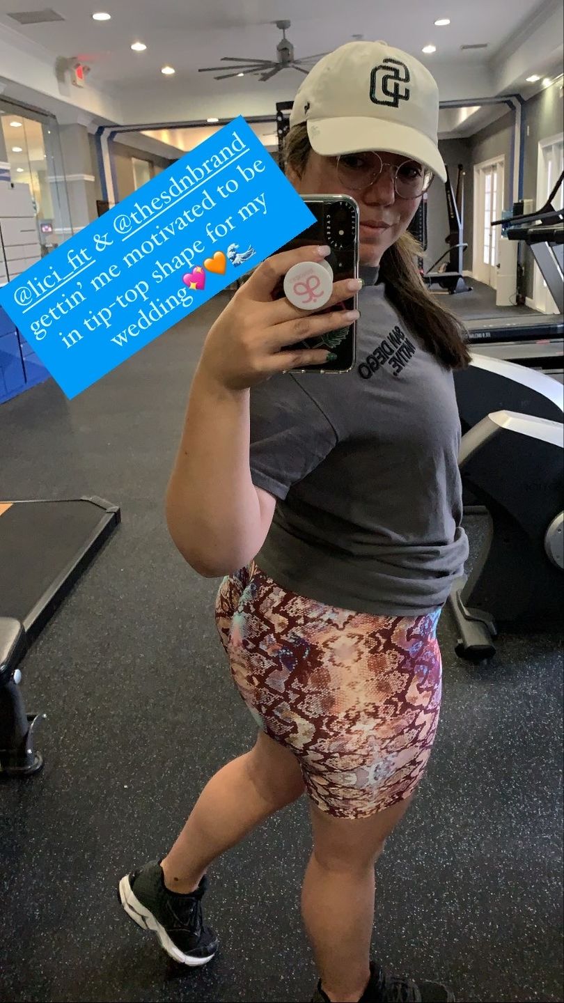 Customer photo review of Cobra High Waist Scrunch Biker Shorts