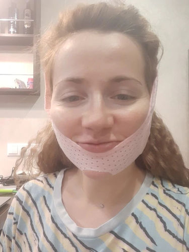 Customer photo review of Mandíbula Facelift® - Redutor de Gordura Facial