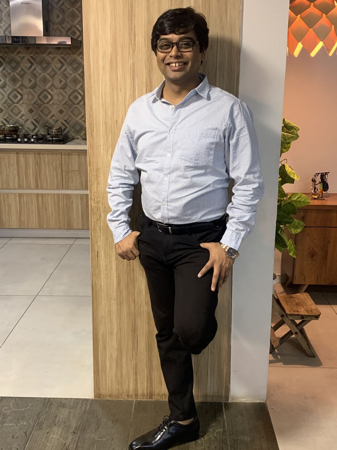 Customer photo review of Wholecut Oxfords - Black