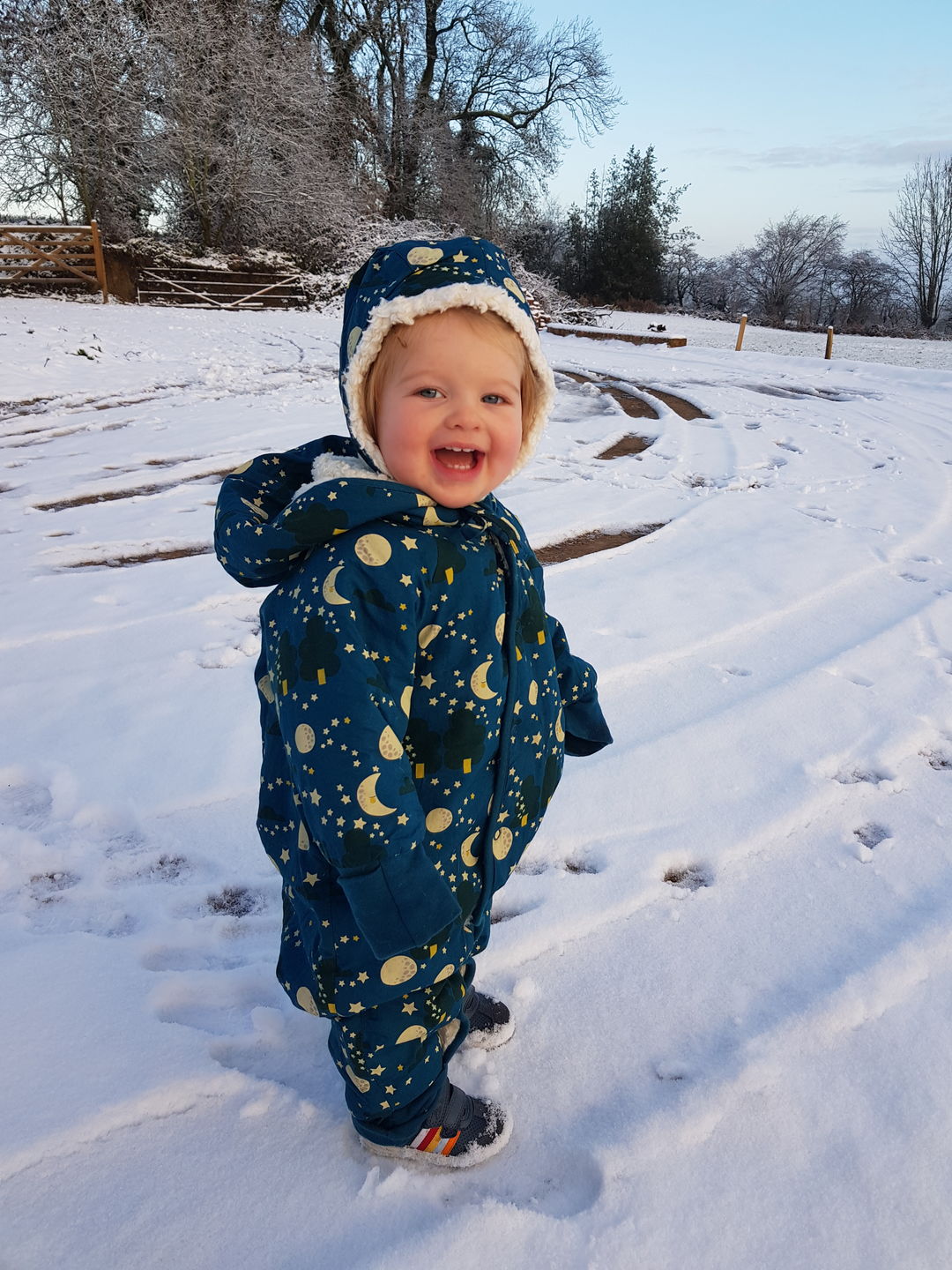 Customer photo review of Moon & Stars Sherpa Hat