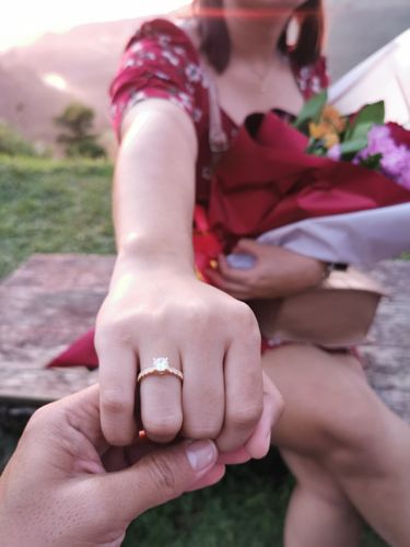 Customer photo review of 1ct Porto Engagement Ring