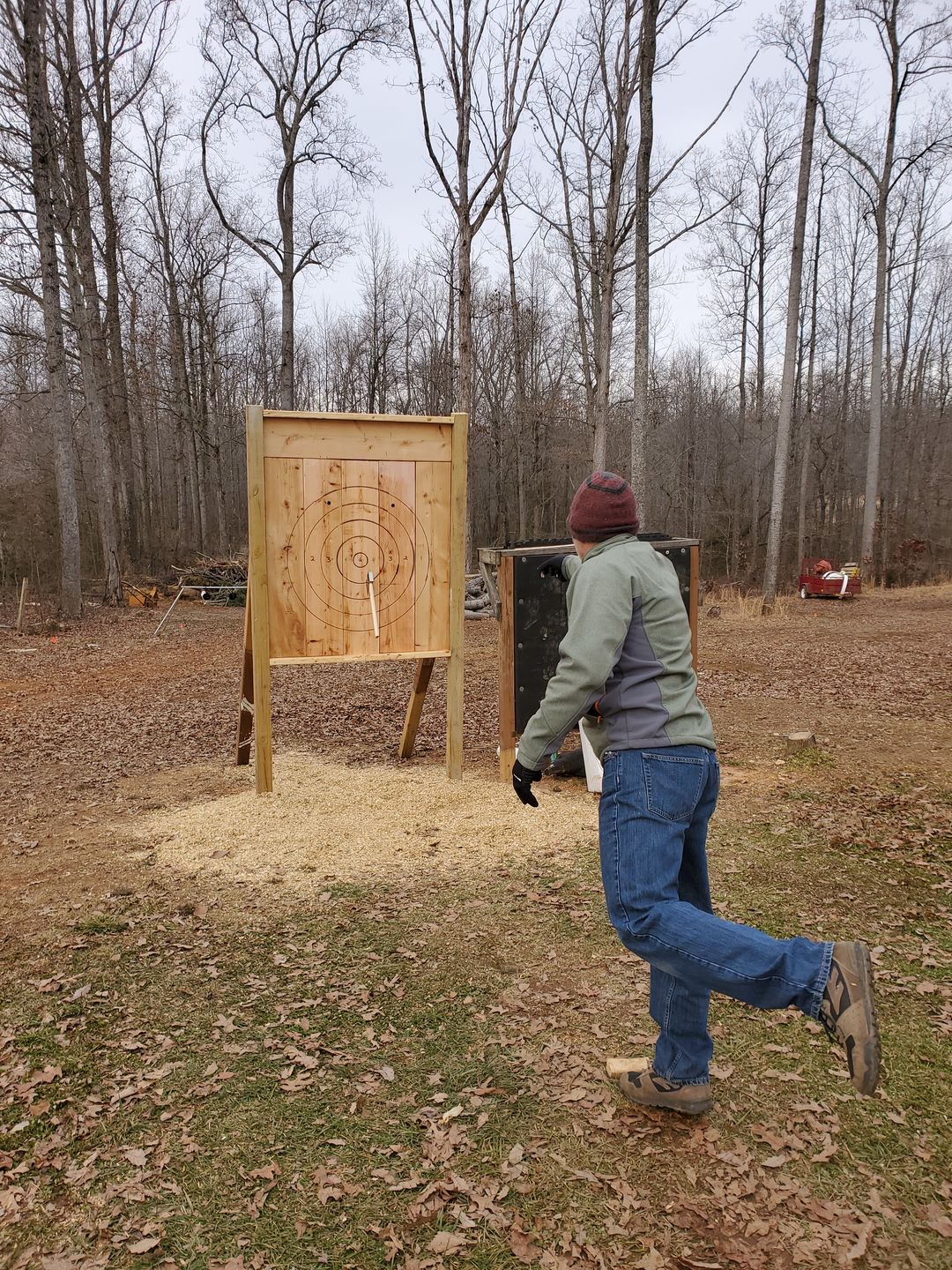 Customer photo review of The Corporal Throwing Axe