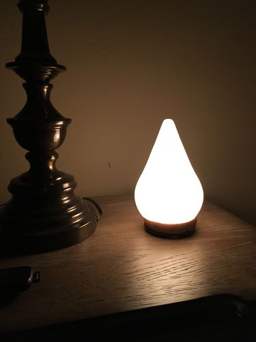 Customer photo review of Rain Drop Himalayan Salt Lamp