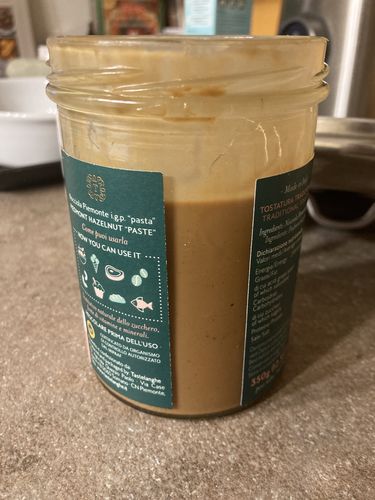 Customer photo review of 2 vasi di Pasta di Nocciole Piemonte IGP 100%