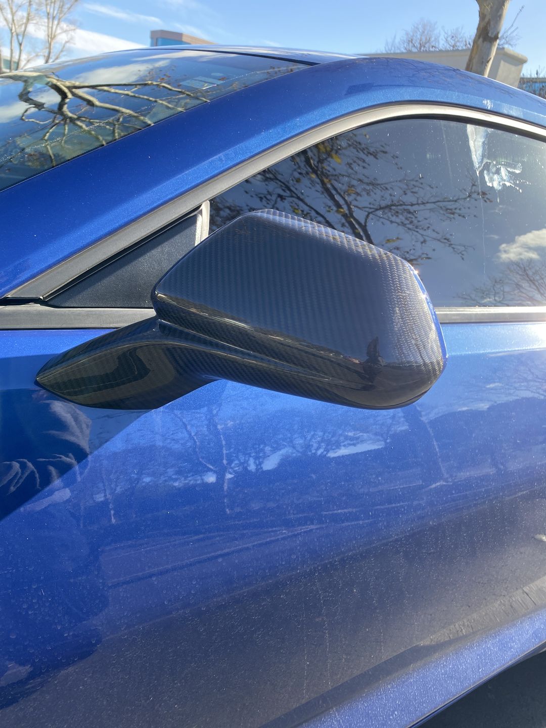 Customer photo review of [Set] Carbon Fiber Mirror Cover for Chevy Camaro 2016-2020