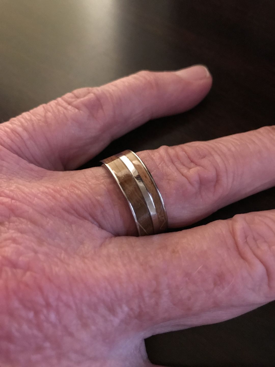 Customer photo review of Whiskey Barrel in Titanium