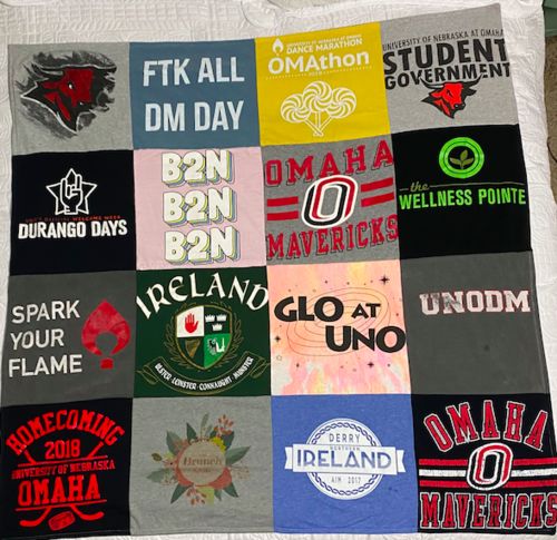 Customer photo review of Classic T-Shirt Blanket