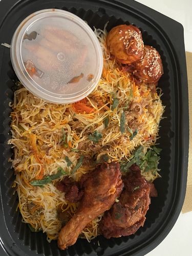 Customer photo review of BEE HOON BRIYANI SET