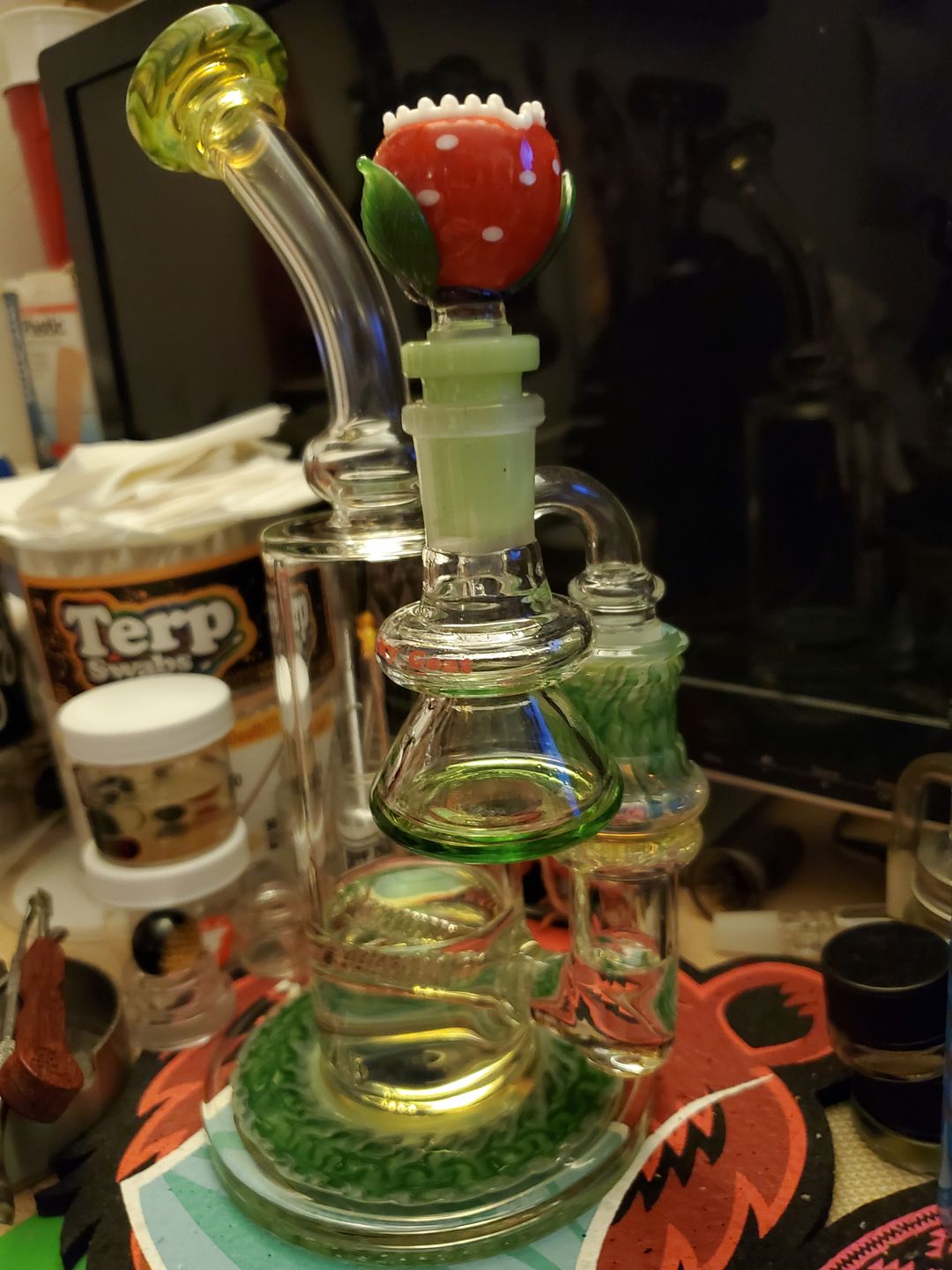 Customer photo review of Lucky Goat Color Dry Ash-Catcher 3"