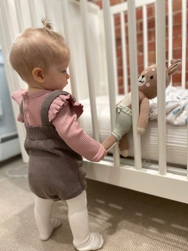 Customer photo review of Ruffle sleeve bodysuit