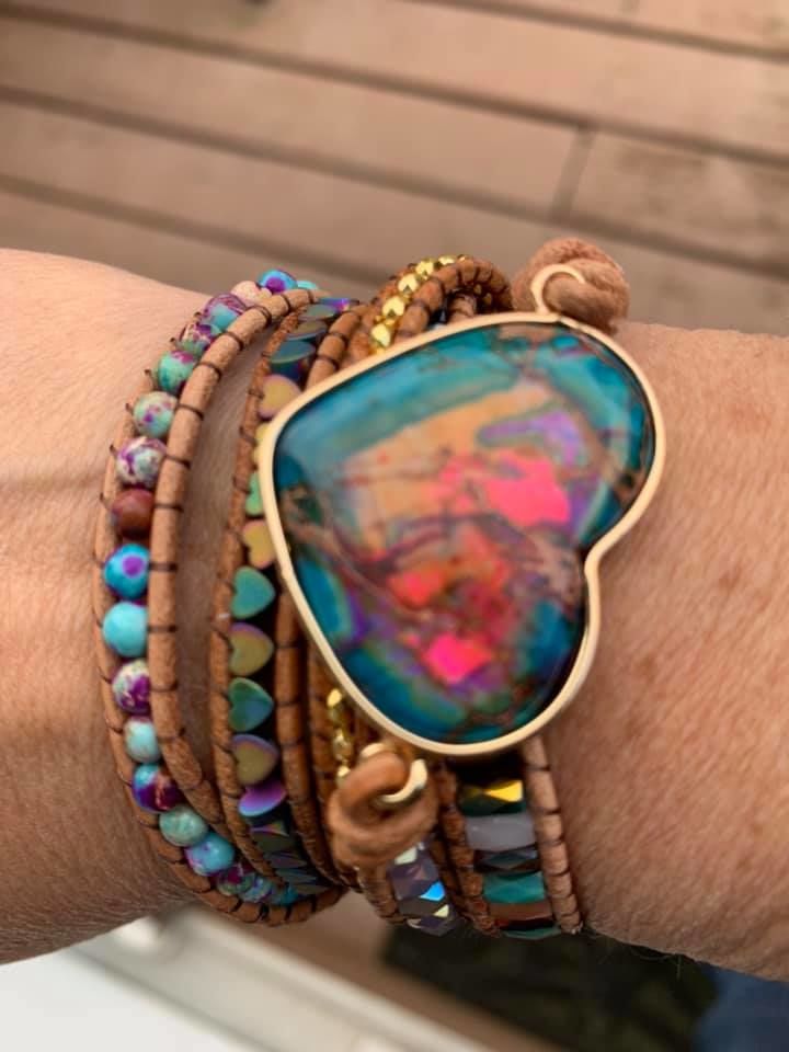 Customer photo review of Intense Love Protection Wrap Bracelet