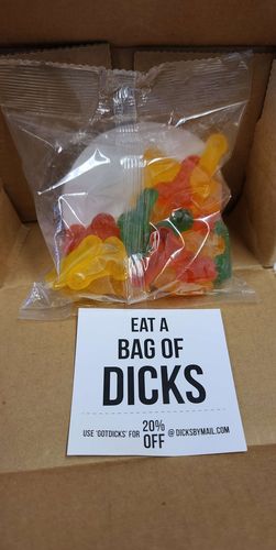 Customer photo review of Bag of Dicks + Dick Confetti!