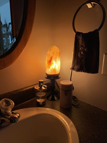 Customer photo review of Original Himalayan Salt Lamp (Large)