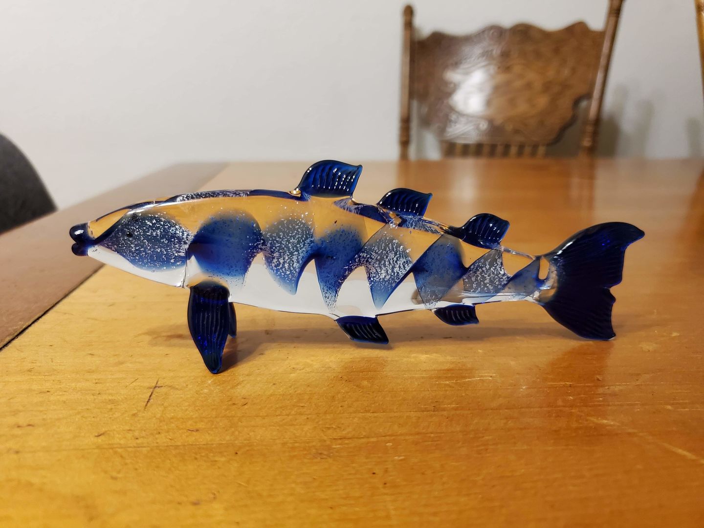 Customer photo review of Trout Figurine with Cremation Ash
