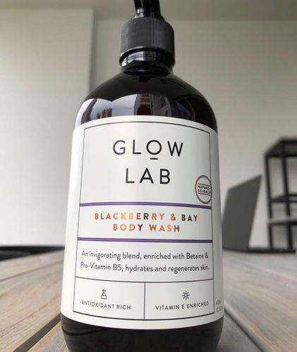 Customer photo review of Blackberry and Bay Body Wash