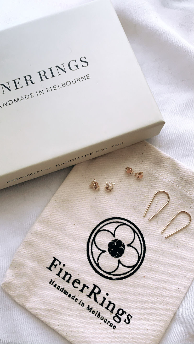 Customer photo review of Hook/Arc Earrings