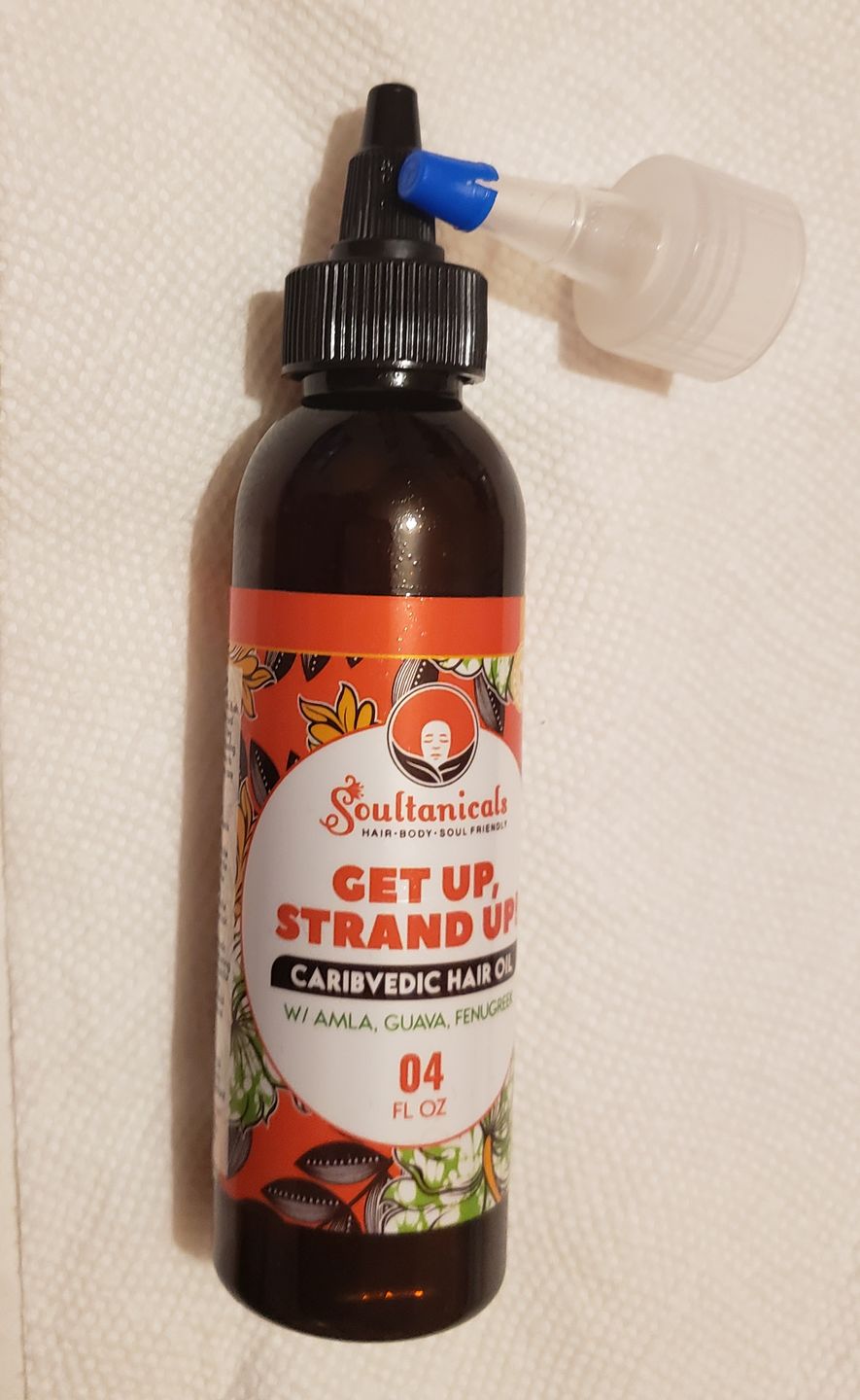 Customer photo review of Get Up, Strand Up! Caribvedic Hair Oil