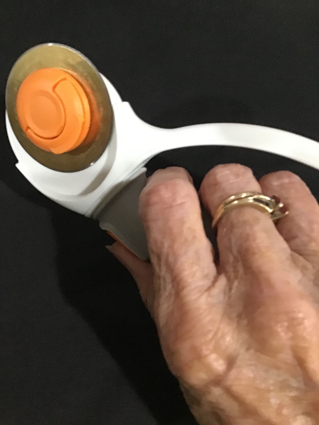 Customer photo review of Titanium Coated Rotary Cutter Blades
