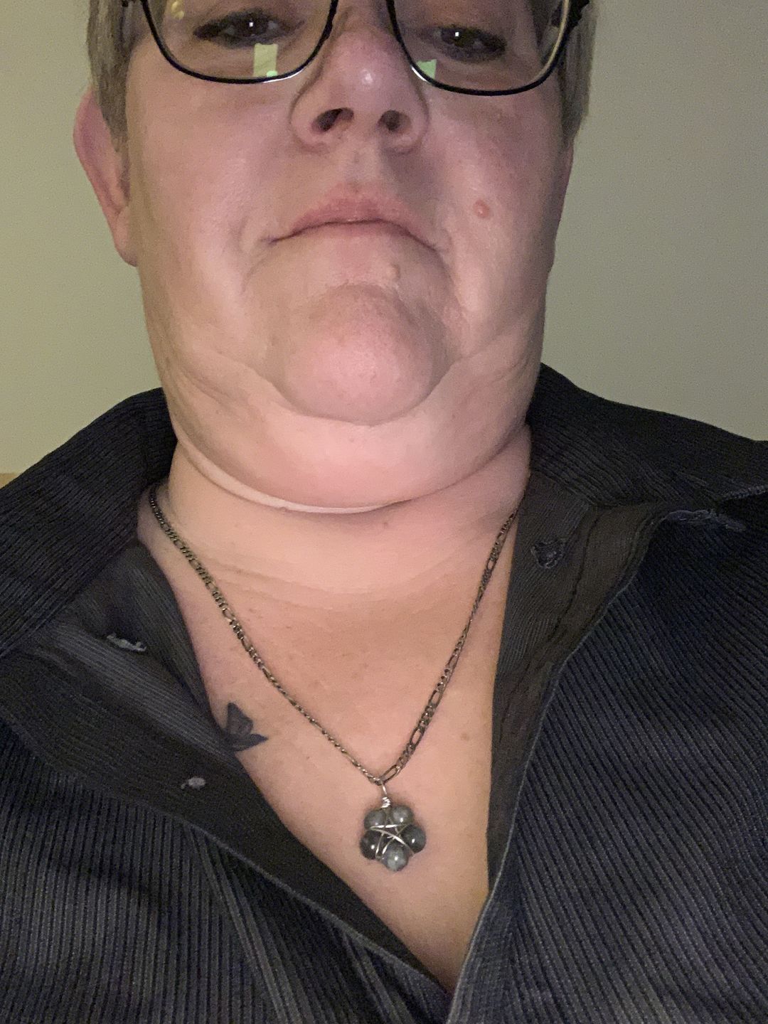 Customer photo review of Crystal Pentagram Necklace – Your Shield in Unsteady Times