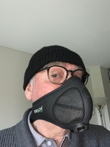 Customer photo review of Stealth City Mask