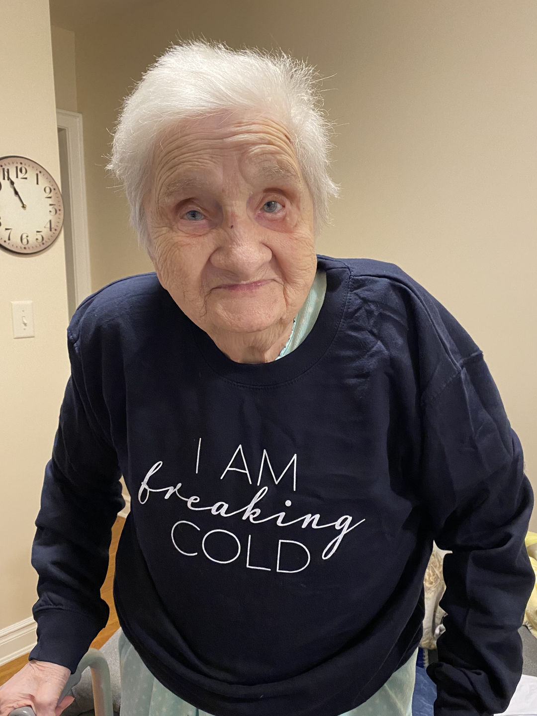 Customer photo review of I Am Freaking Cold