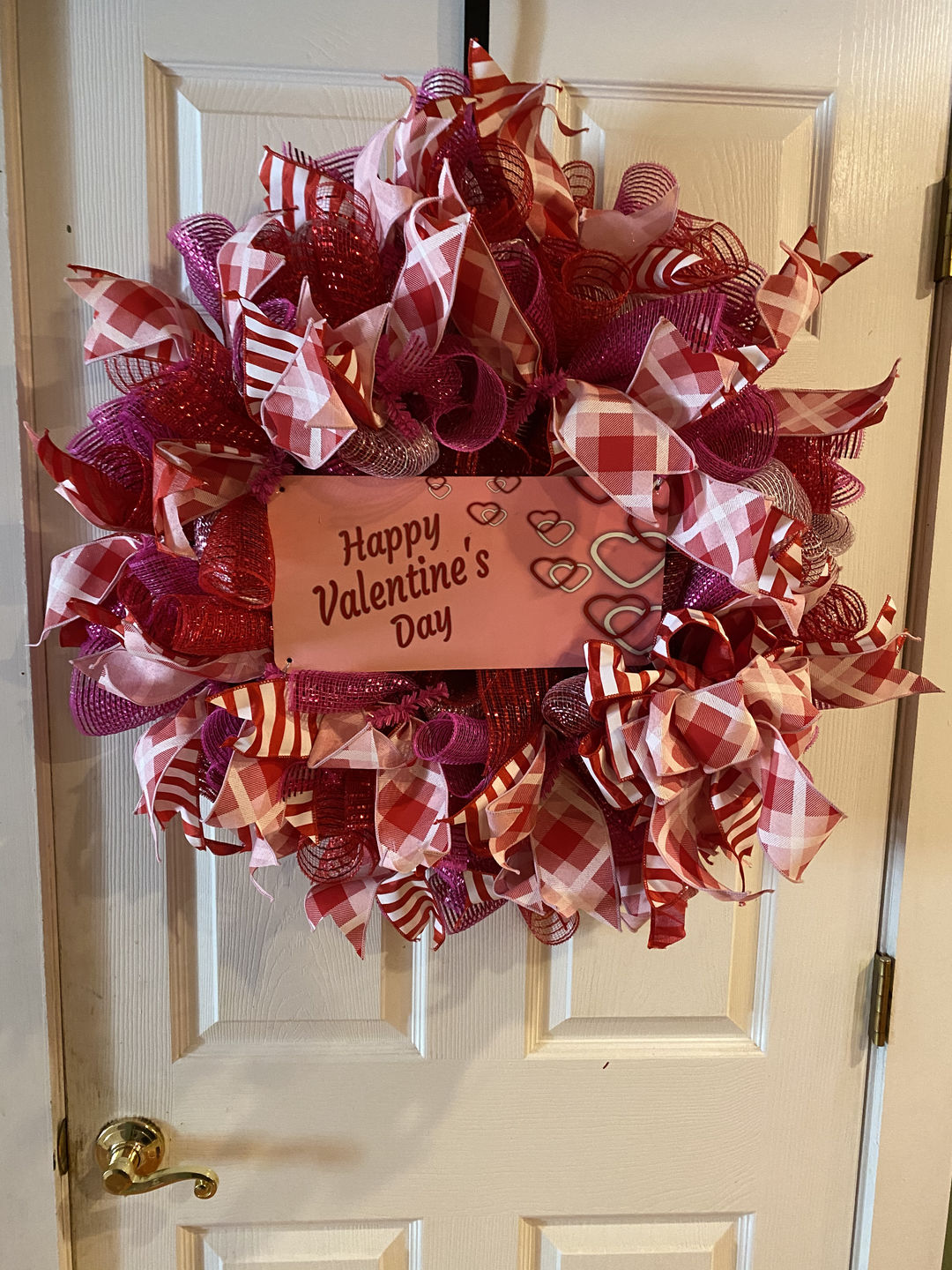 Customer photo review of 15"Wire,25"Oad-Pencil Work Wreath X18 Ties, Pink XX750422