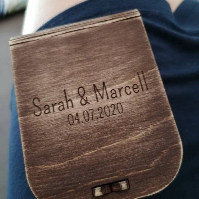 Customer photo review of Personalized USB Box with Wooden Flash Drive (option) for Wedding Photographers