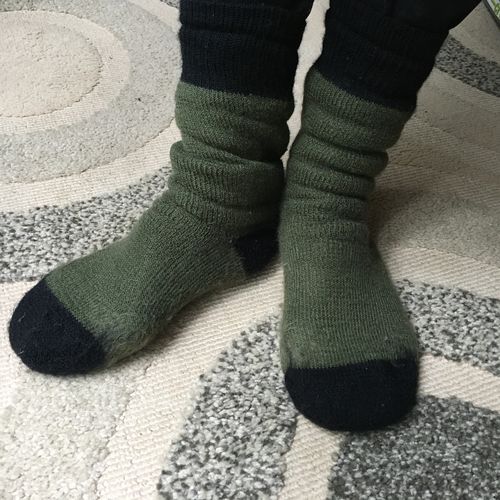 Customer photo review of J.B. Field's Unisex "Merino Outdoors" Boot Socks