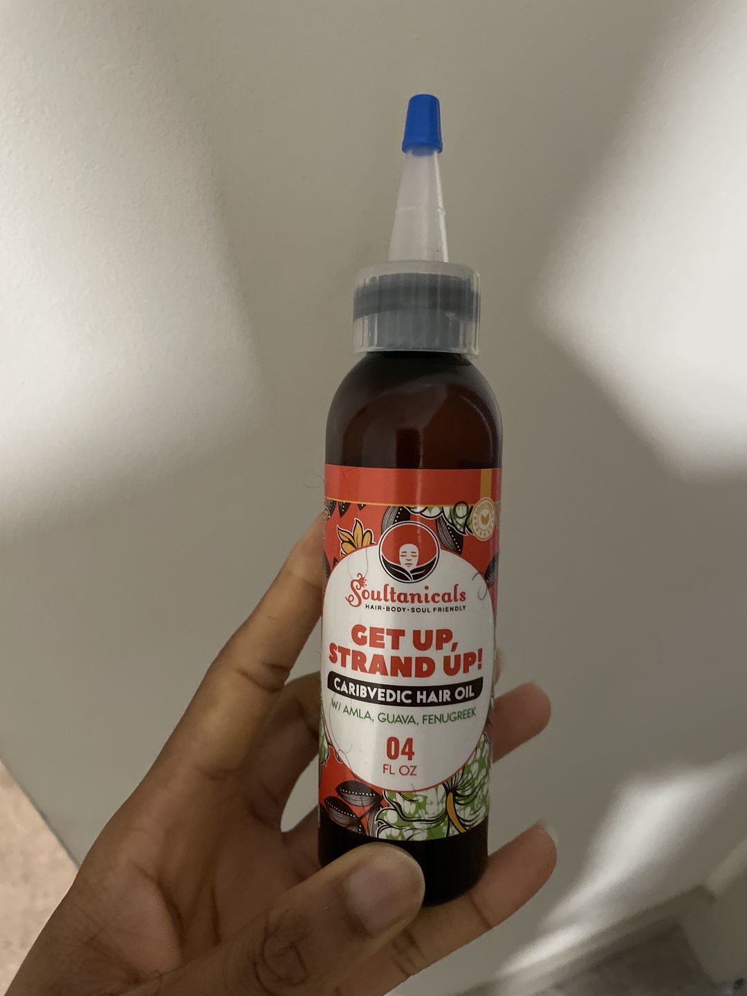 Customer photo review of Get Up, Strand Up! Caribvedic Hair Oil