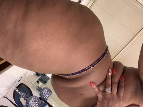 Customer photo review of Gold Coast Crystal Waist Beads